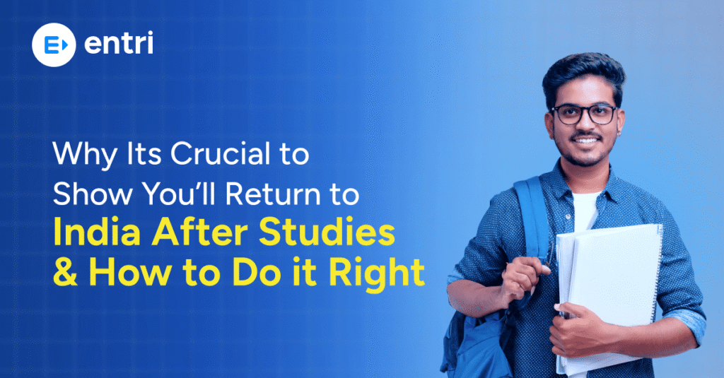 Return to India proof for study visa