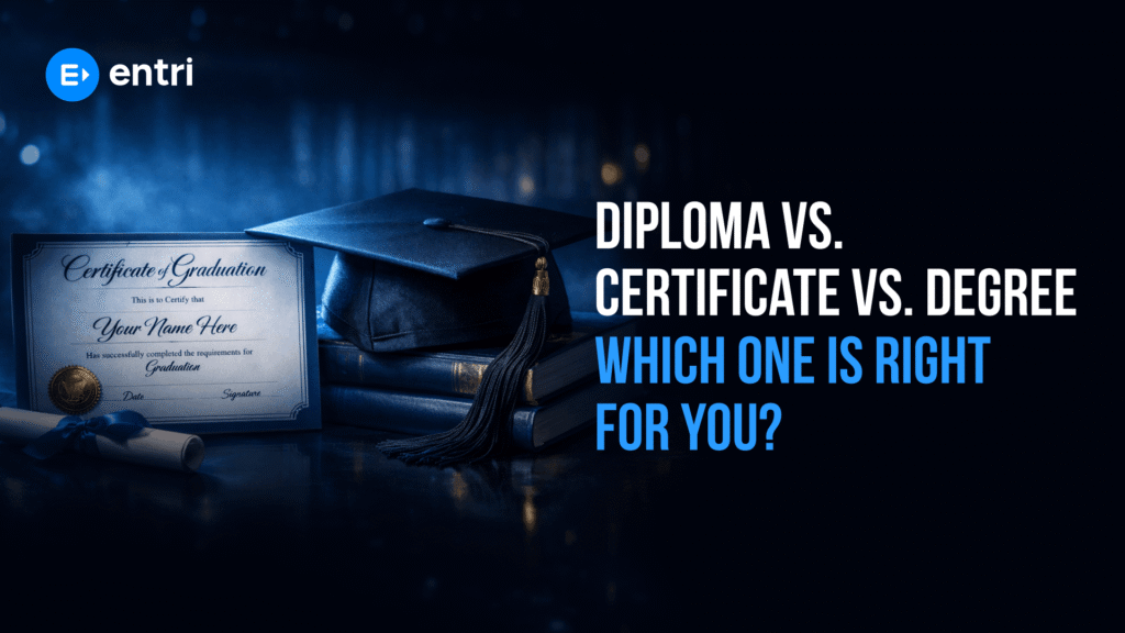 Diploma vs Certificate vs Degree